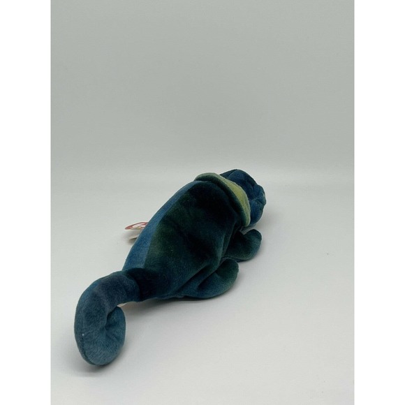 Original Ty Beanie Baby Collection-9 inch Rainbow,The Iguana Chameleon. 10/14/97 - Picture 3 of 10